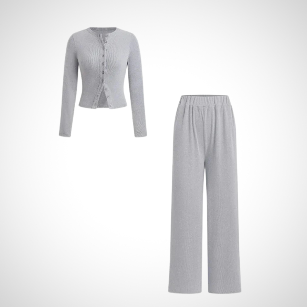 Fayvora™ LuxeFlow Two-Piece Lounge Set
