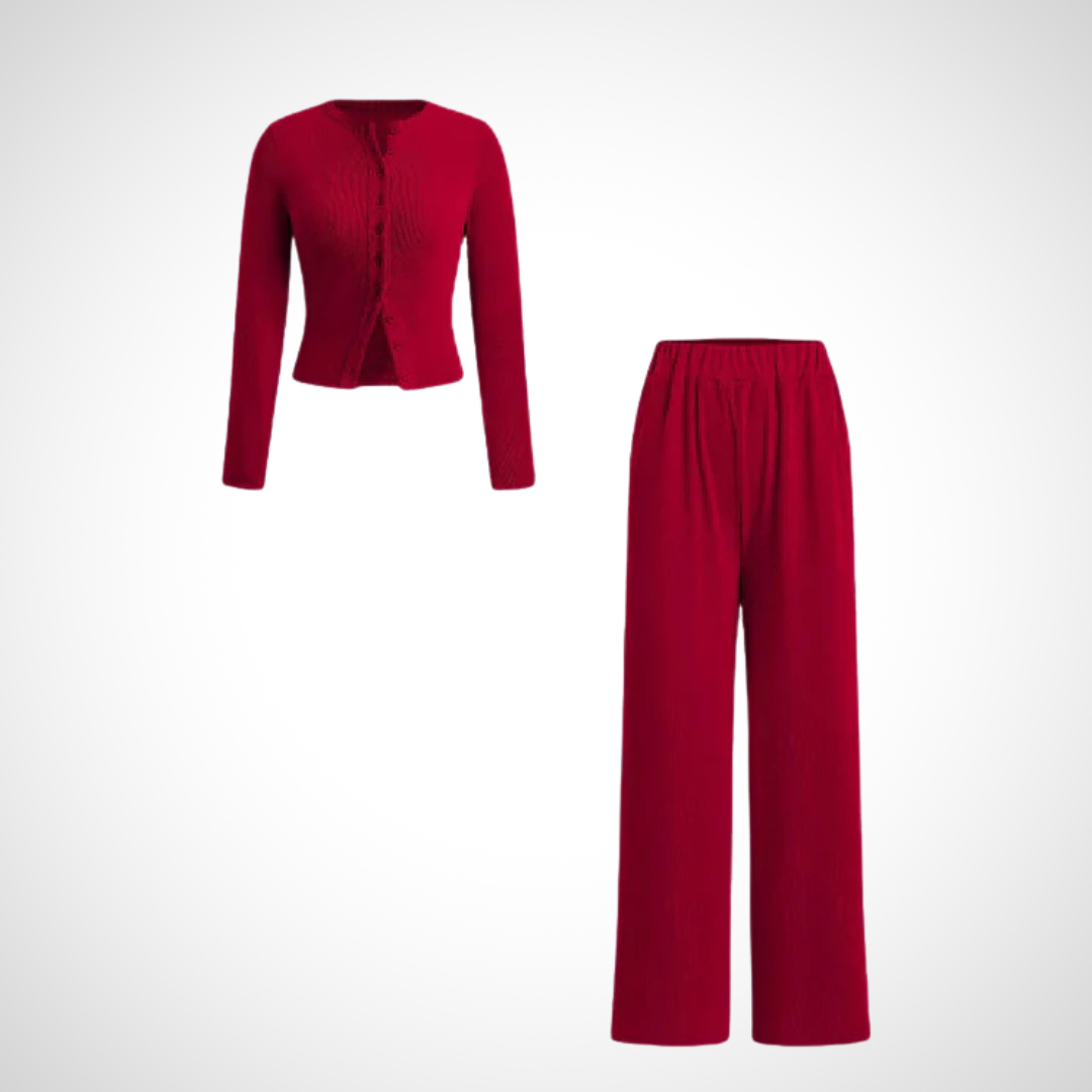 Fayvora™ LuxeFlow Two-Piece Lounge Set