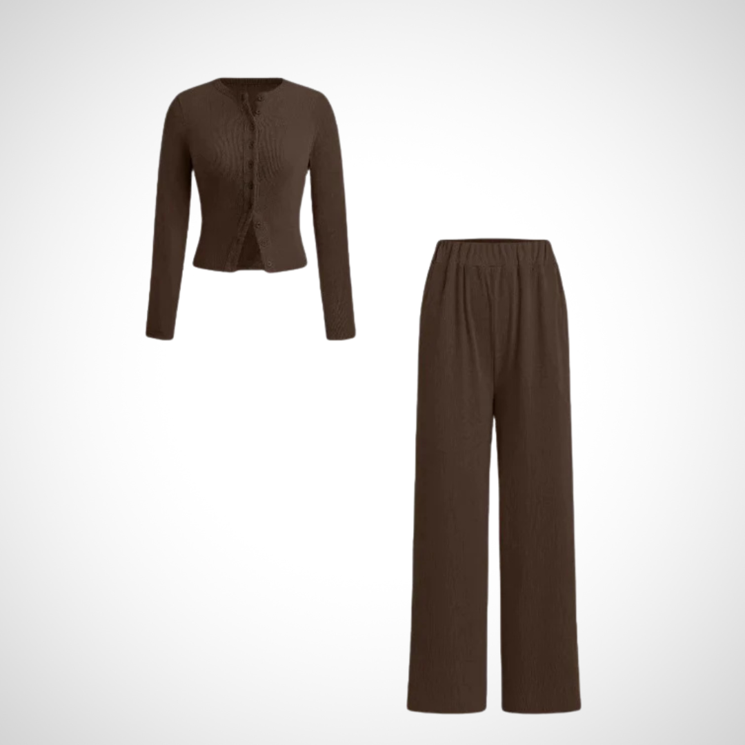 Fayvora™ LuxeFlow Two-Piece Lounge Set