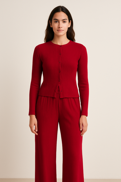 Fayvora™ LuxeFlow Two-Piece Lounge Set