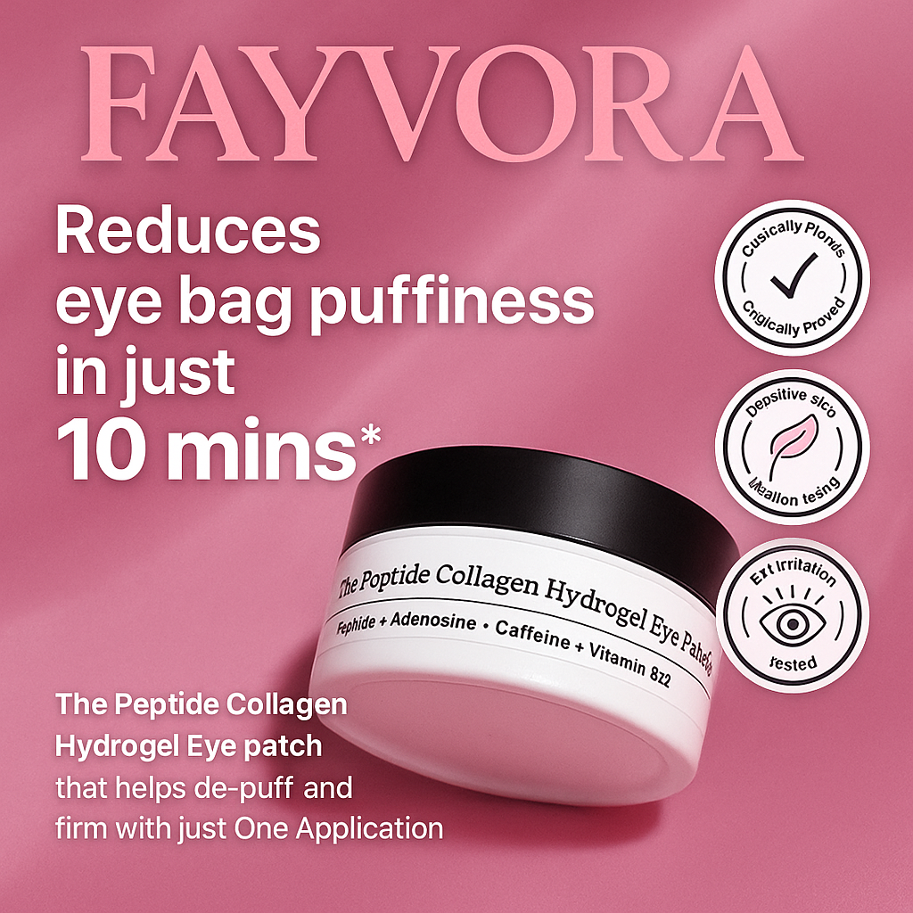 Fayvora™ GlowLift Peptide Eye Patches