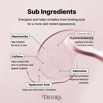 Fayvora™ GlowLift Peptide Eye Patches